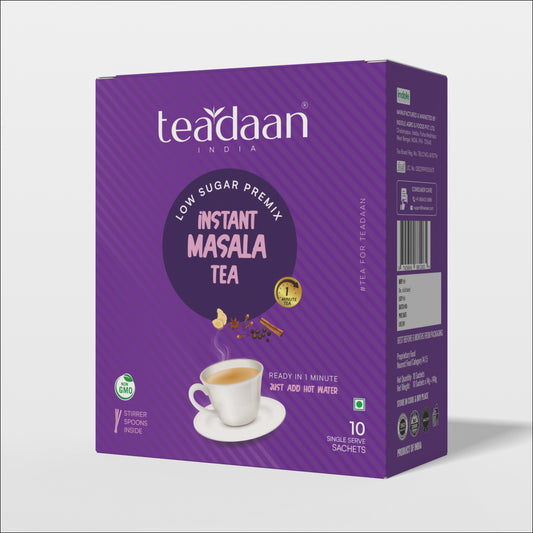 Teadaan Instant Masala Tea Premix | Low Sugar