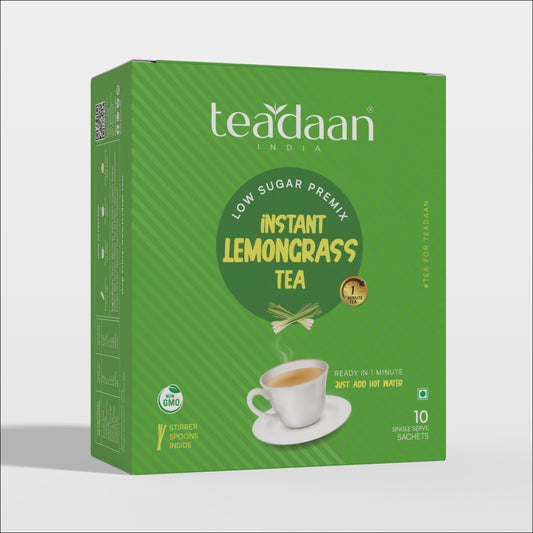 Teadaan Instant Lemongrass Tea Premix | Low Sugar