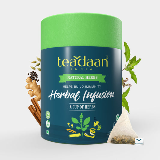 Herbal Infusion with Natural Herbs - 15 Pyramid Tea Bags