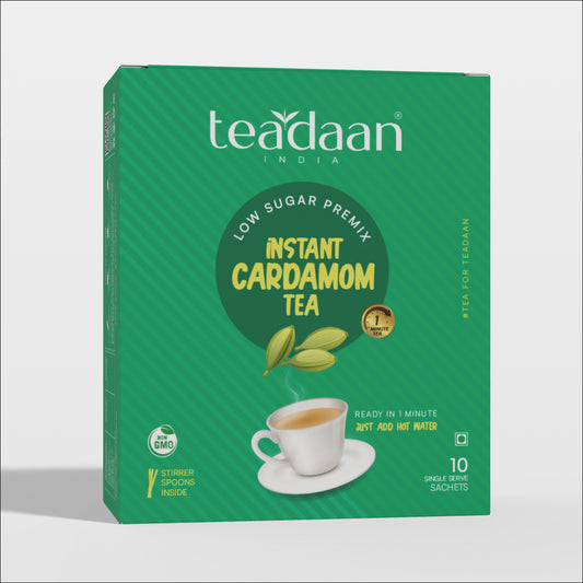 Teadaan Instant Cardamom Tea Premix | Low Sugar