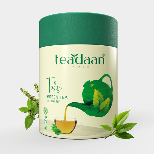 Green Tea Tulsi Antioxidant-Rich - Loose Leaf - 75g